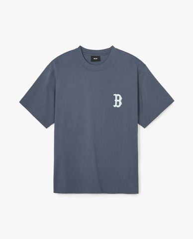  MLB - Áo thun unisex cổ tròn tay ngắn Mono Overfit 