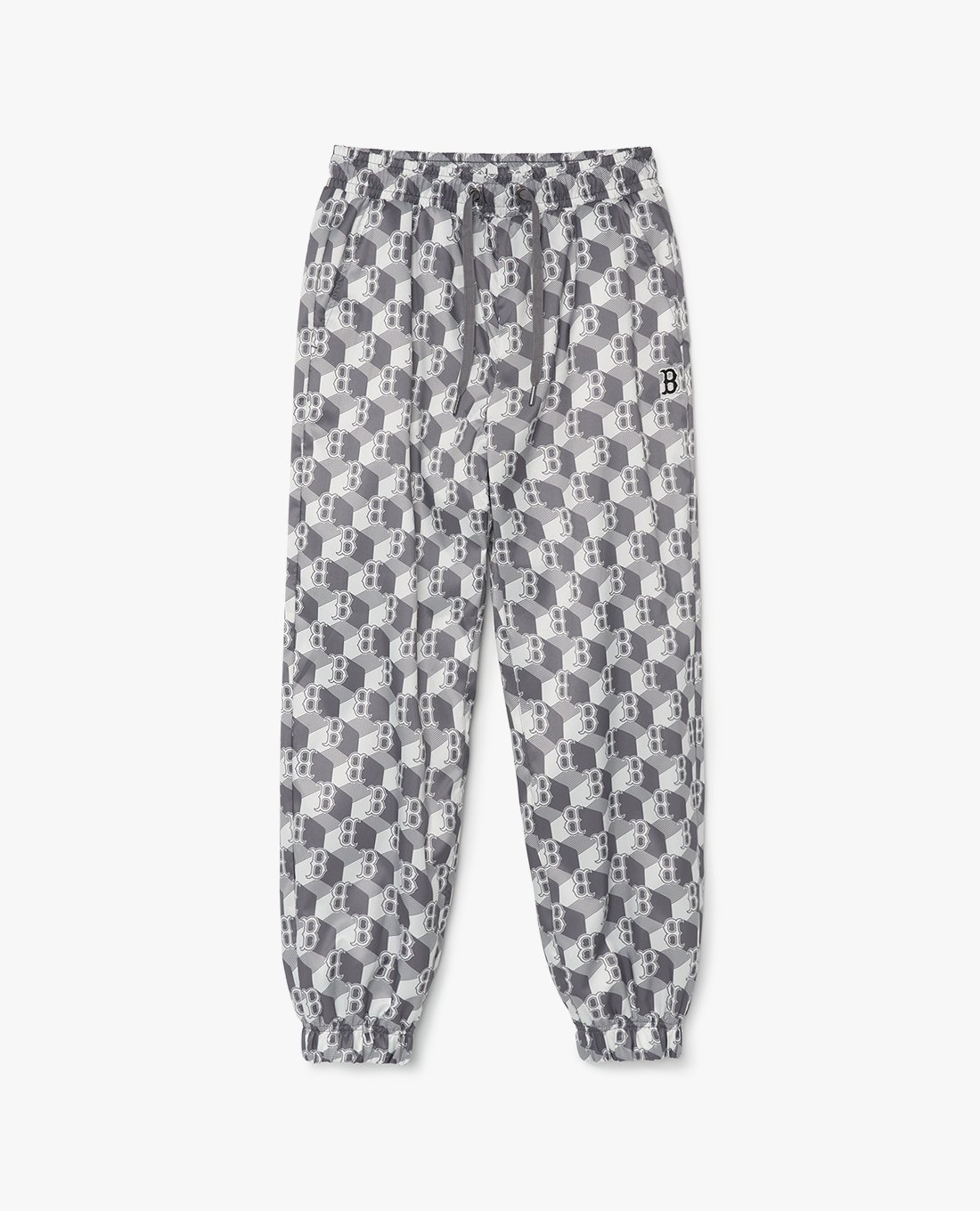 MLB - Quần jogger nữ lưng thun Cube Monogram