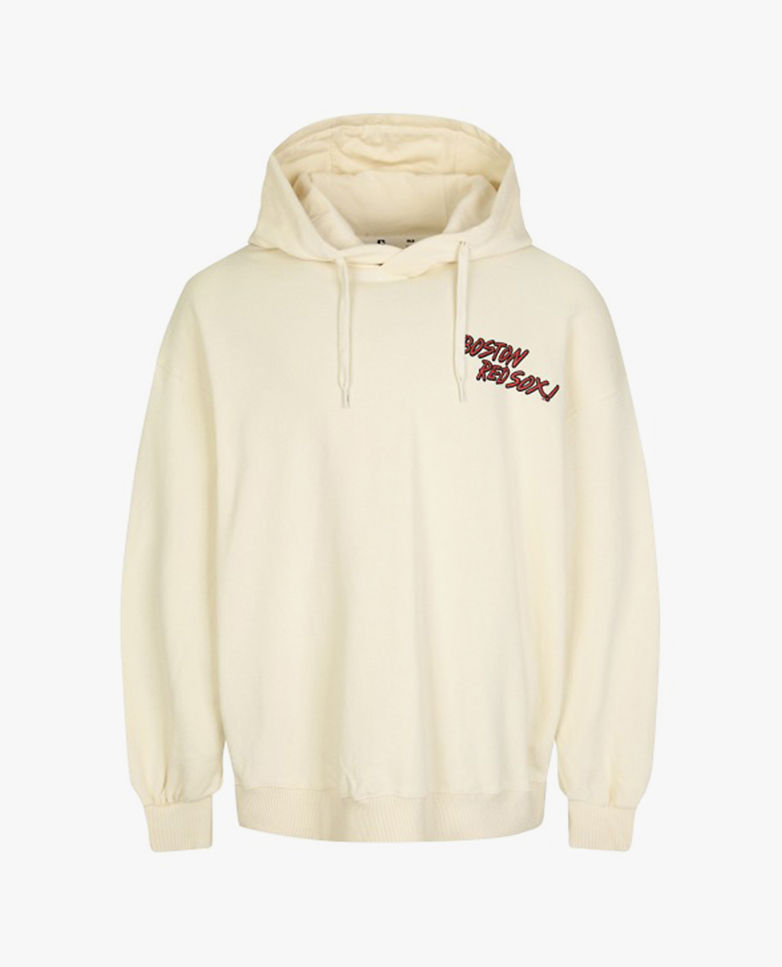 MLB - Áo hoodie tay dài phối mũ trùm Popcorn Overfit