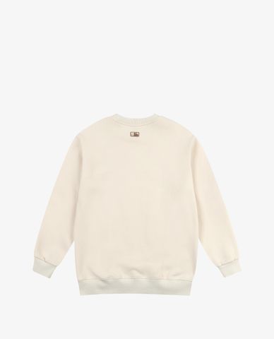  MLB - Áo sweatshirt tay dài cổ tròn Raised Half High Neck Long Over Fit 