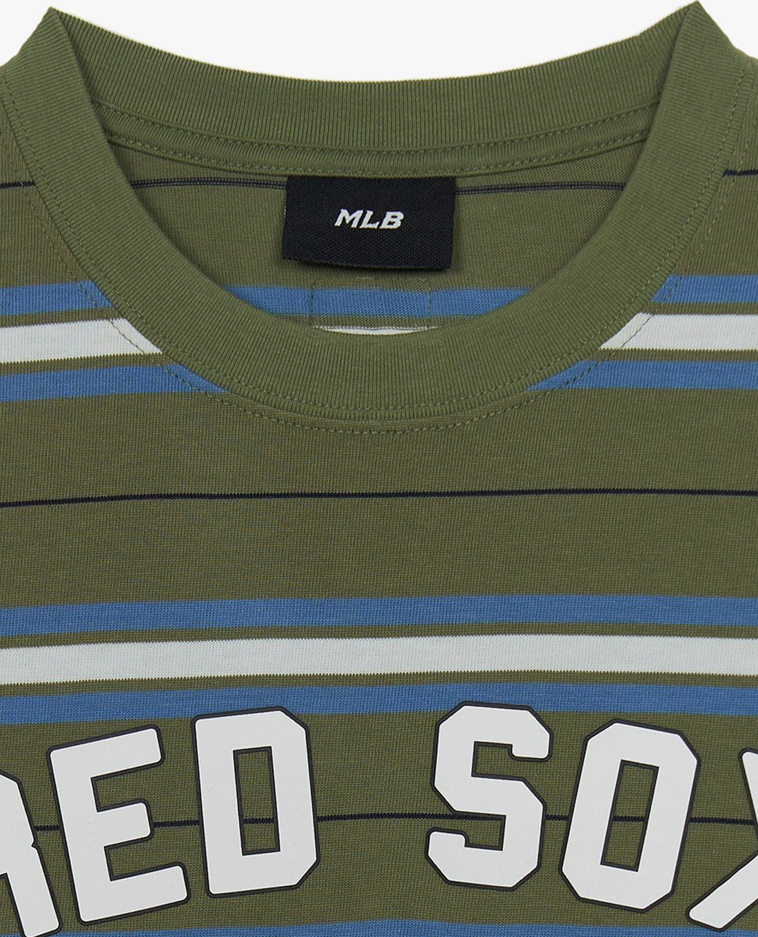 [MLB] Varsity Stripe Overfit Short Sleeve T-Shirt/追跡付 MLB - Áo thun unisex Varsity Stripe Overfit MLB Việt Nam