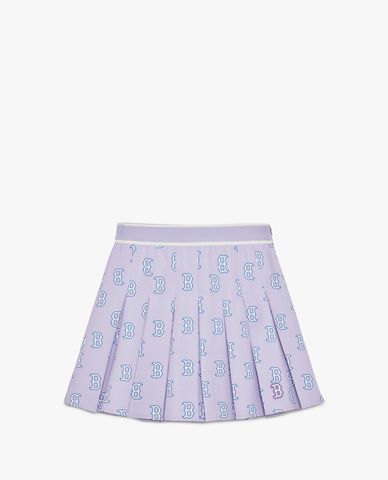  MLB - Chân váy xếp li mini Classic Monogram 