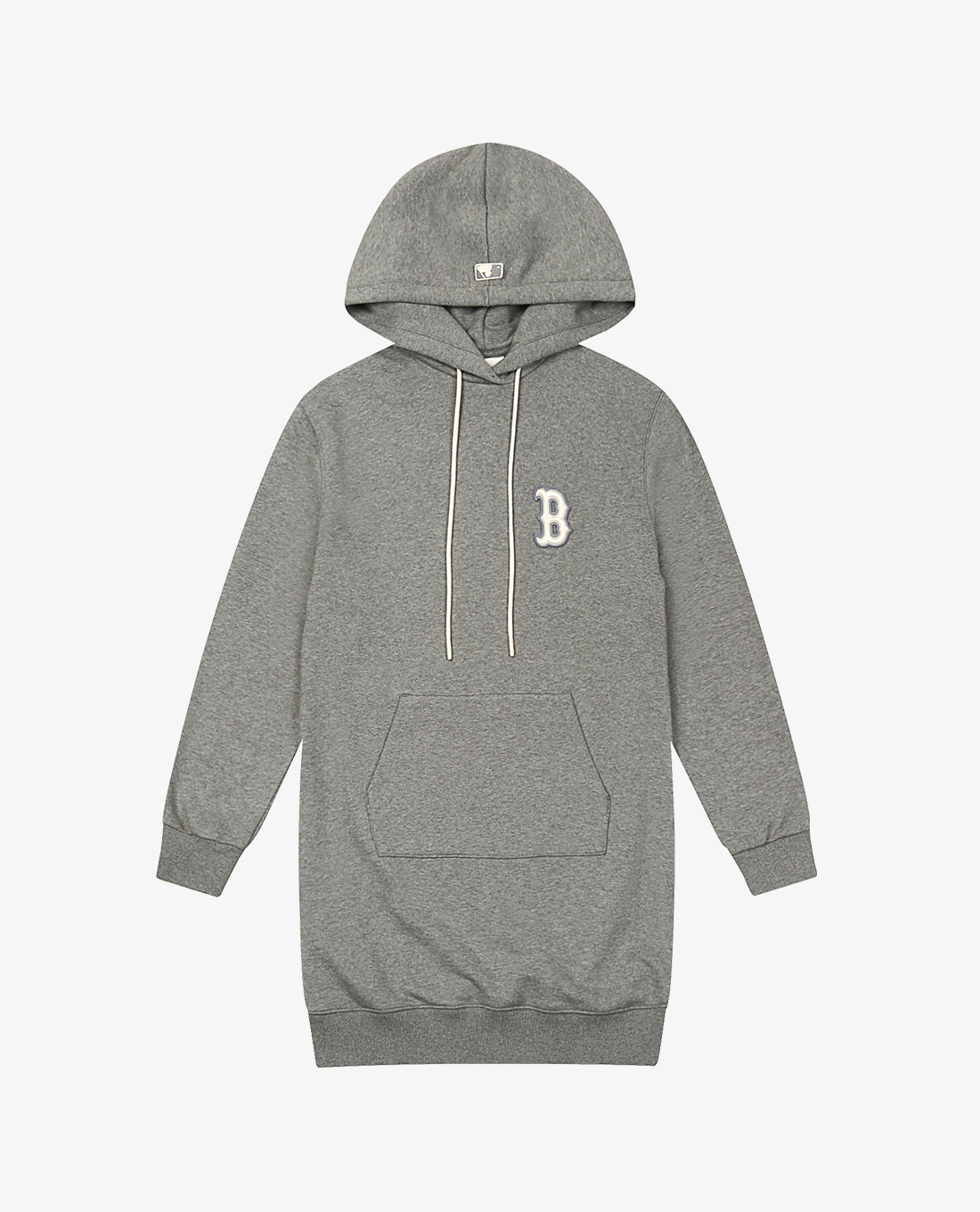 MLB - Đầm midi phối mũ phom suông tay dài Overfit