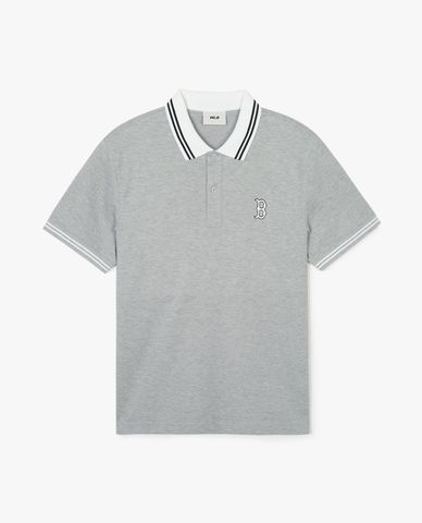  MLB - Áo polo unisex cổ bẻ tay ngắn Basic Color Comfortable Fit 