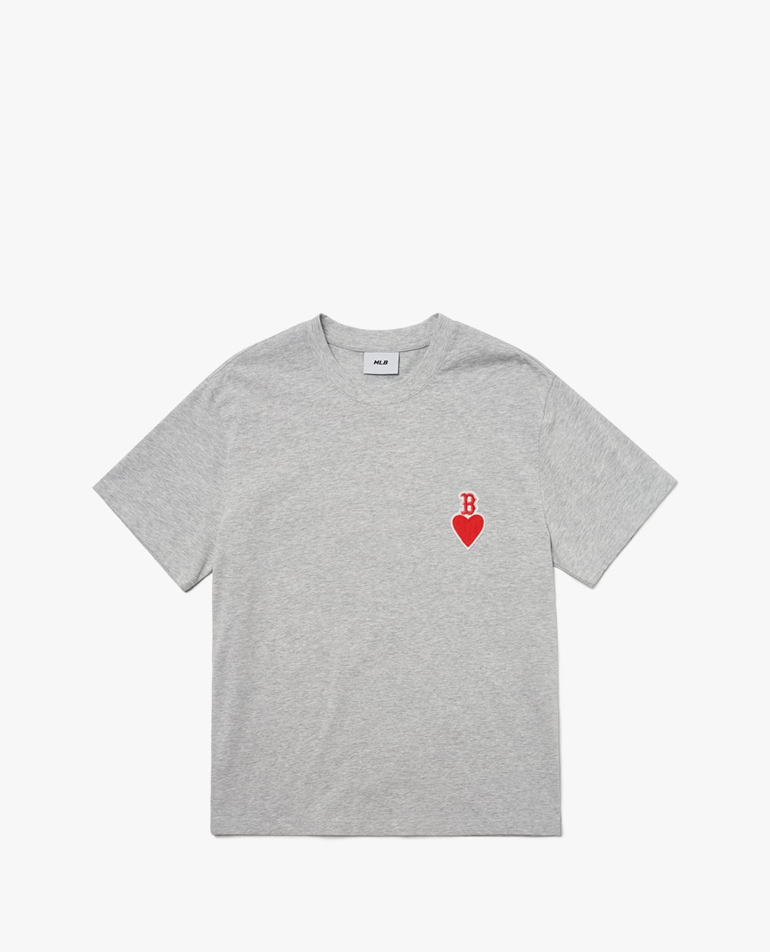 MLB - Áo thun unisex cổ tròn tay ngắn Heart