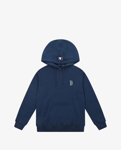  MLB - Áo hoodie tay dài phối mũ thời trang Big Logo Overfit 