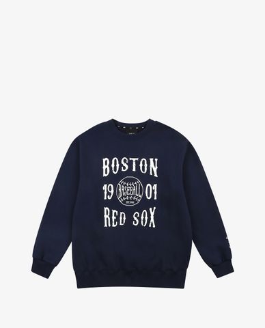  MLB - Áo sweatshirt phom suông tay dài Retro 