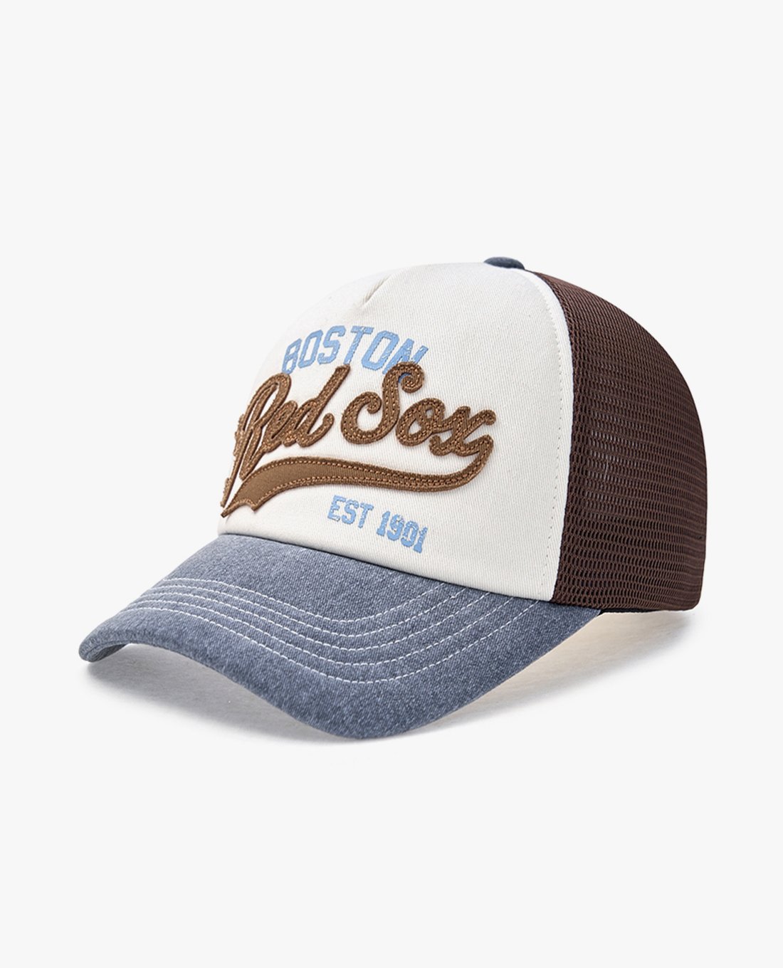 MLB - Nón bóng chày unisex Varsity Vintage Mesh