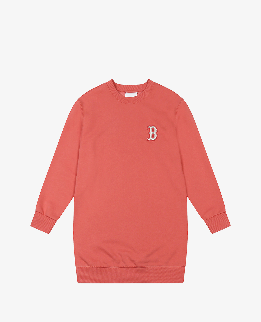 MLB - Đầm mini sweatshirt phom suông tay dài Logo Overfit