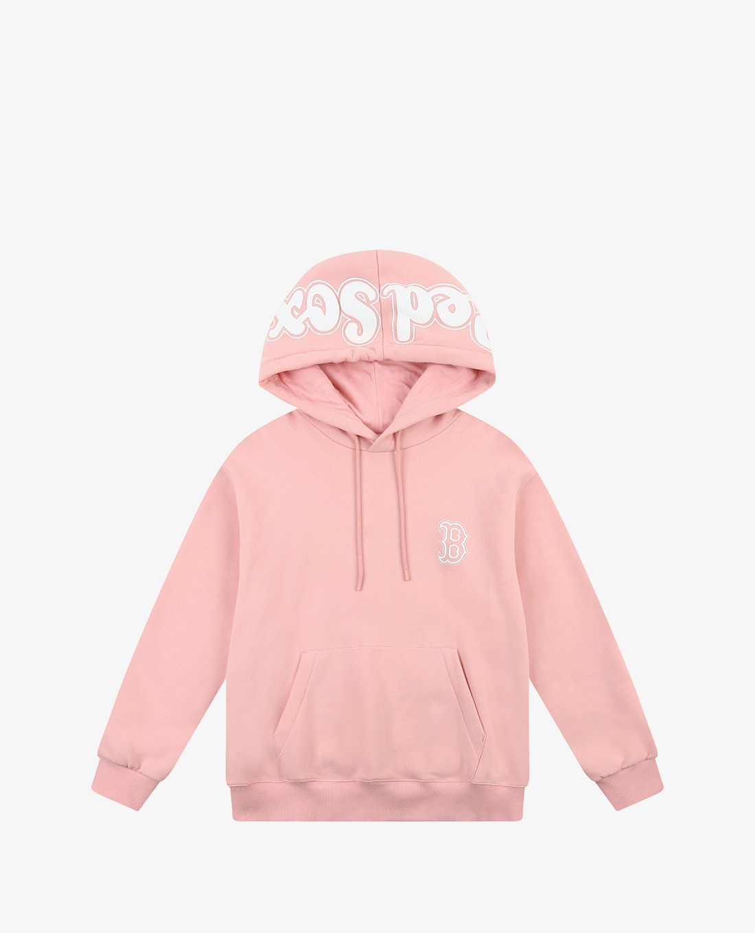 MLB - Áo hoodie tay dài phối mũ Printed Overfit