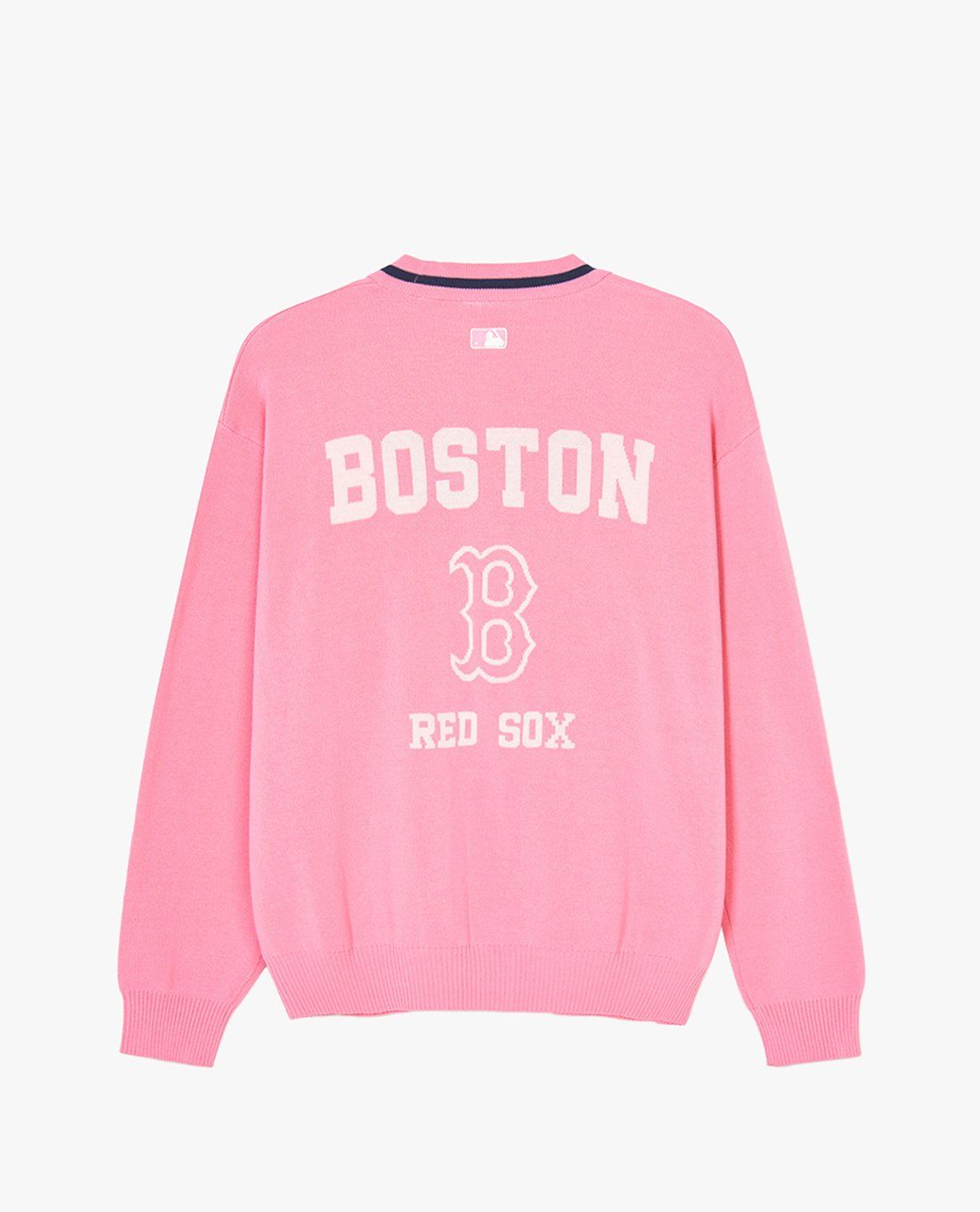 ★関税込★MLB★ Varsity Big Logo Cardigan★ MLB - Áo khoác cardigan unisex cổ V tay dài Varsity Big Logo