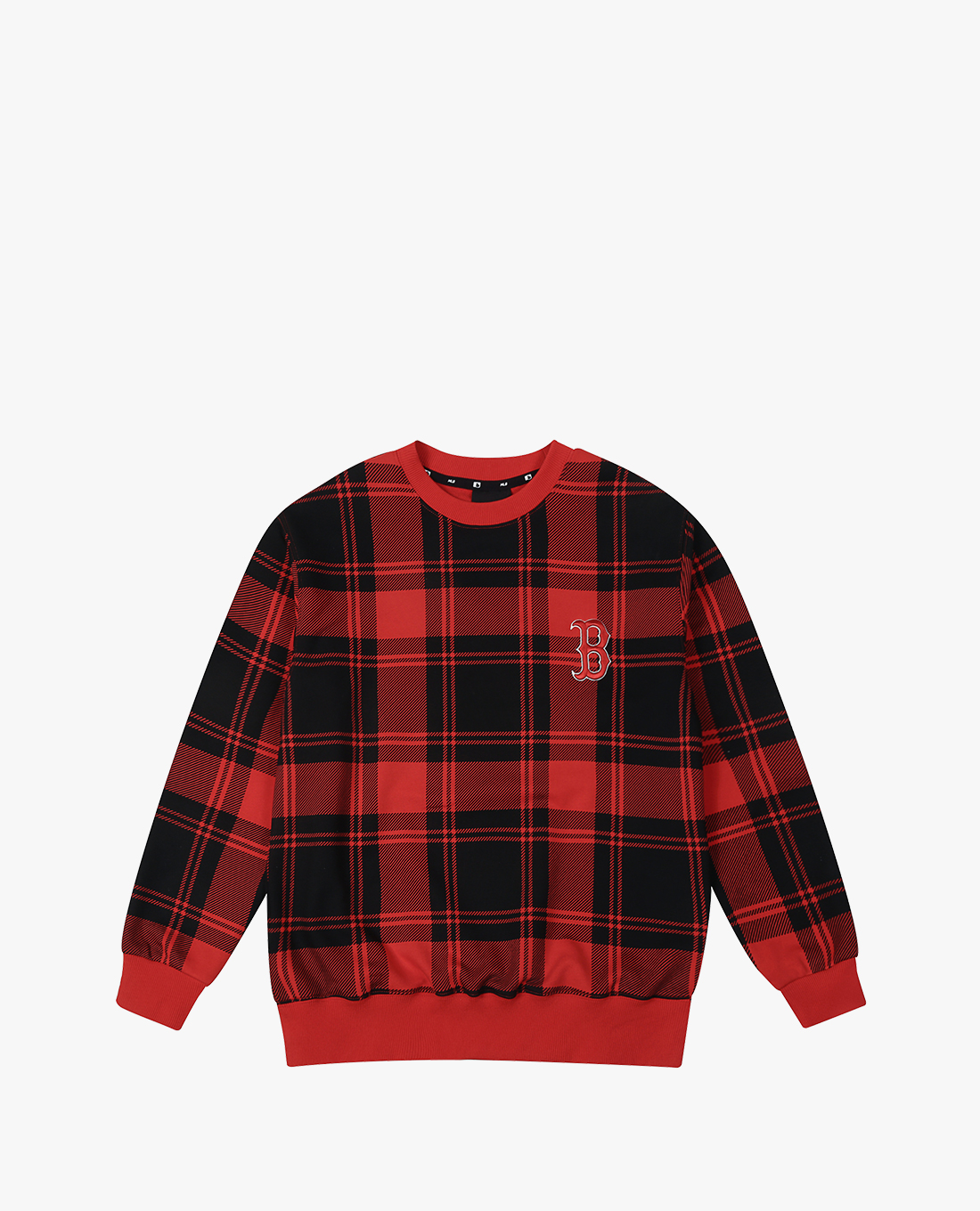 MLB - Áo sweatshirt tay dài cổ tròn Check