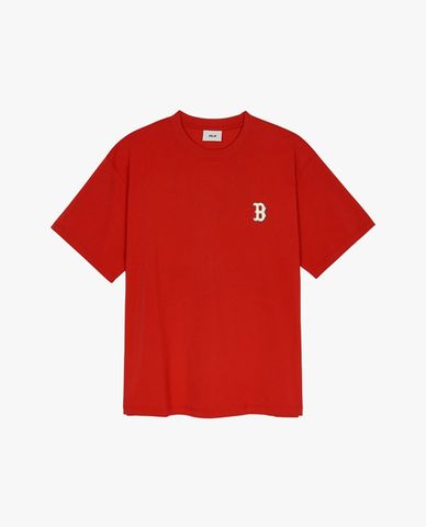  MLB - Áo thun unisex cổ tròn tay ngắn New Year Snake Cartoon Graphic 