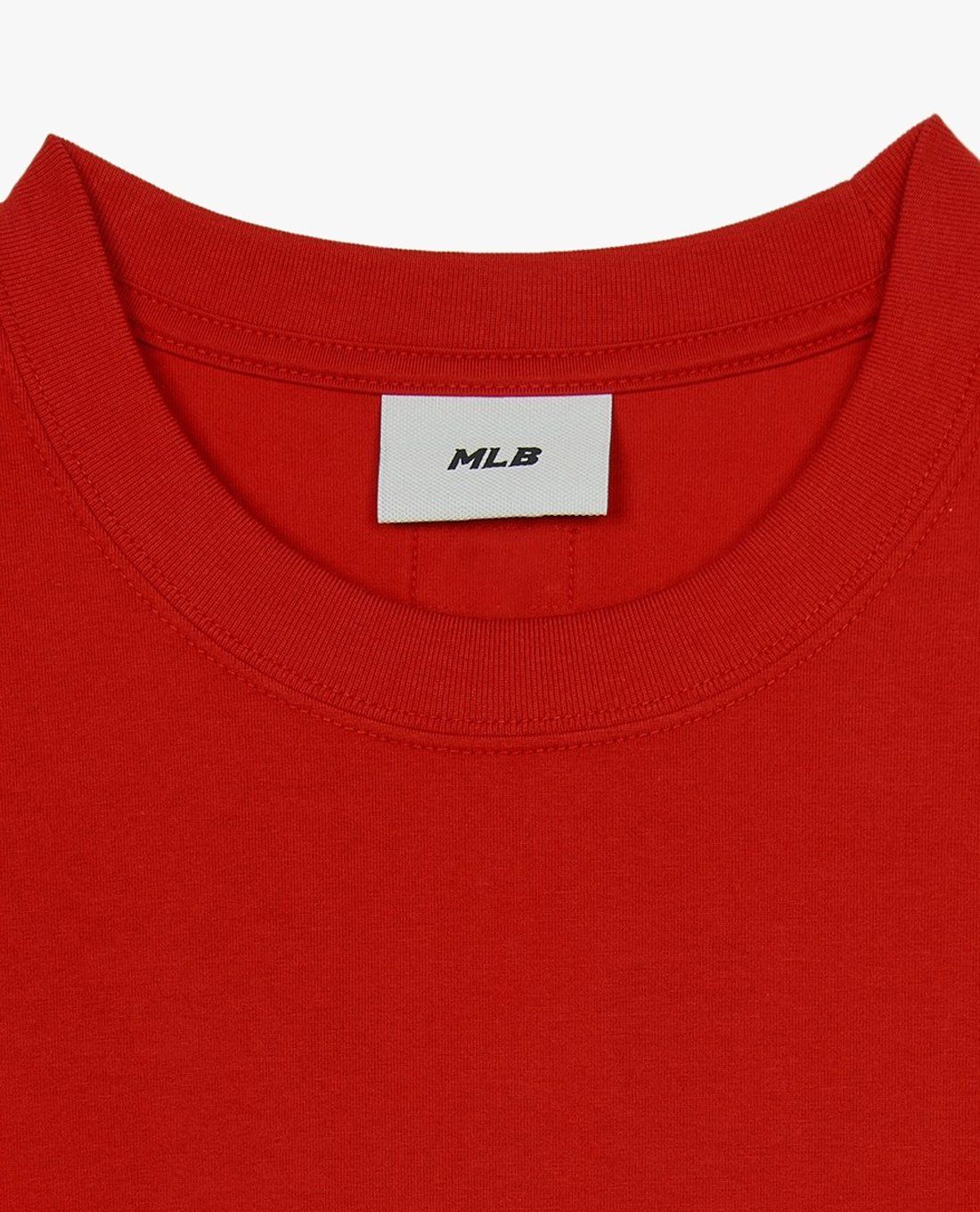 MLB - Áo thun unisex cổ tròn tay ngắn New Year Snake Cartoon