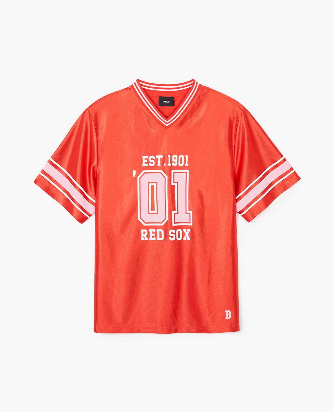 MLB - Áo thun unisex cổ V tay ngắn Varsity Soccer Jersey