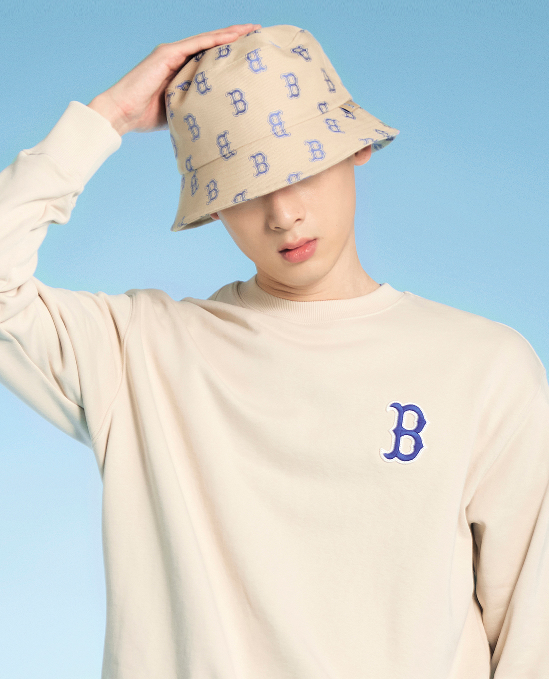 MLB - Nón bucket unisex Monogram