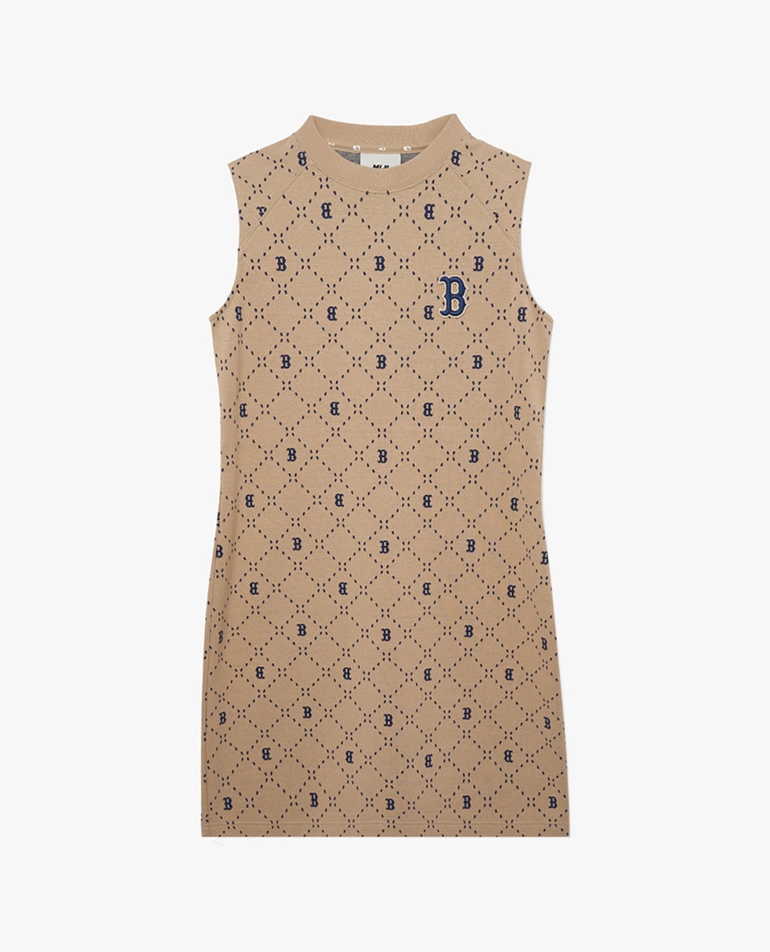 MLB - Đầm sát nách mini cổ tròn Dia Monogram Jaquard