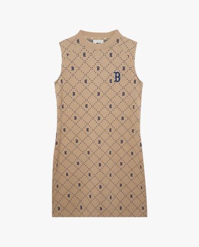  MLB - Đầm sát nách mini cổ tròn Dia Monogram Jaquard 