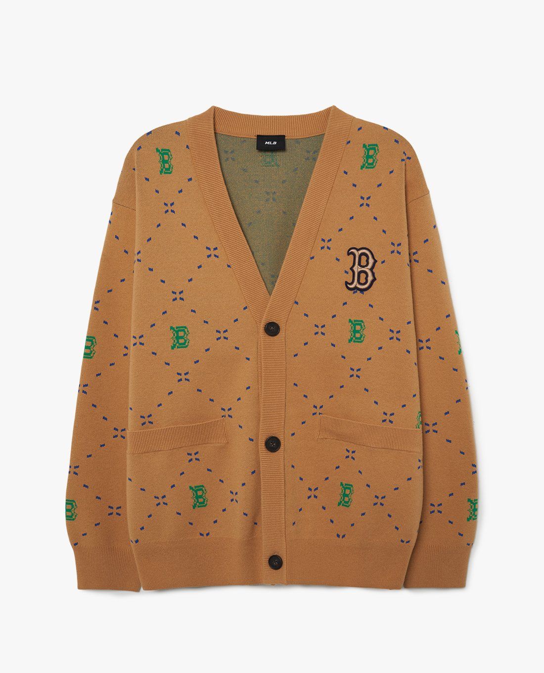 MLB Áo khoác cardigan phom suông Diamond Monogram MLB VietNam #33 MLB Áo khoác cardigan phom suông Diamond Monogram MLB VietNam