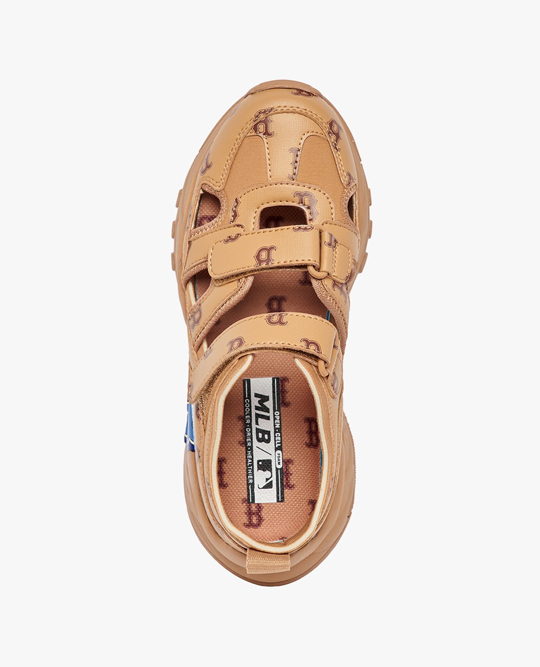 MLB - Giày sandals unisex đế cao Big Ball Chunky Mask Monot