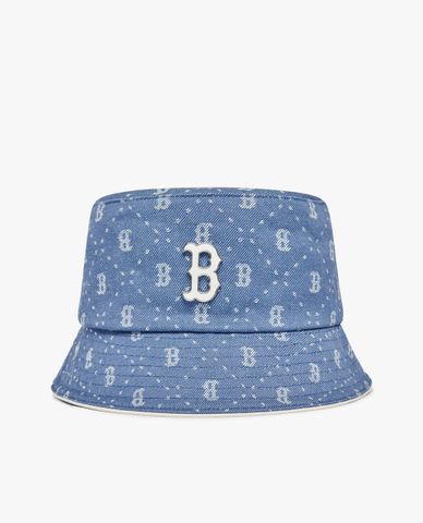  MLB - Nón bucket unisex Denim Diamond Monogram 