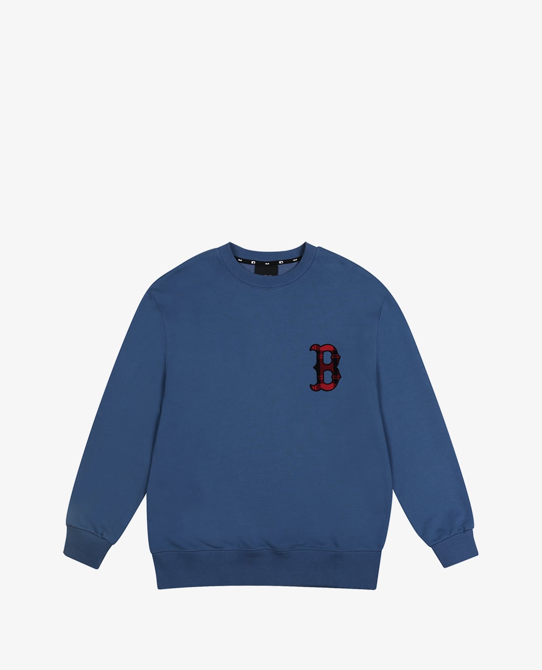 MLB - Áo sweatshirt phom suông tay dài Check Front Logo