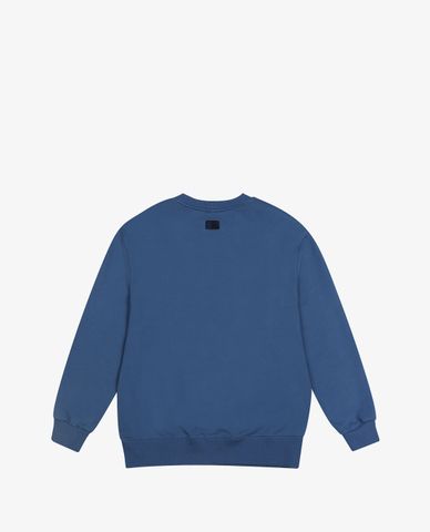  MLB - Áo sweatshirt phom suông tay dài Check Front Logo 