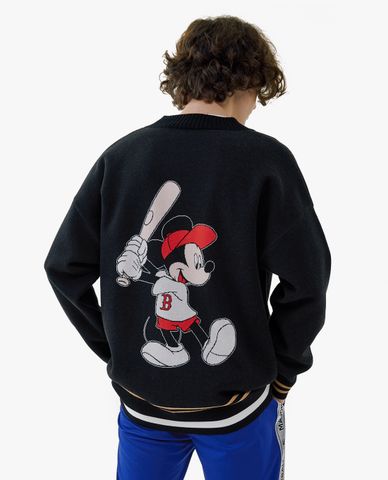  MLB - Áo khoác cardigan chuột mickey MLB x Disney 