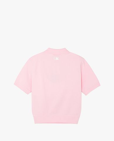  MLB - Áo polo nữ cổ bẻ tay ngắn phối logo New York Yankees 