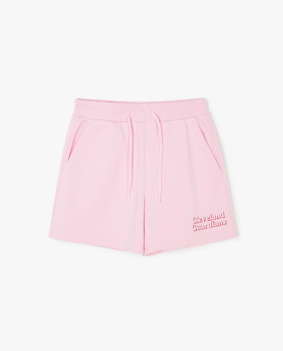 MLB - Quần shorts nữ ống rộng lưng thun Varsity