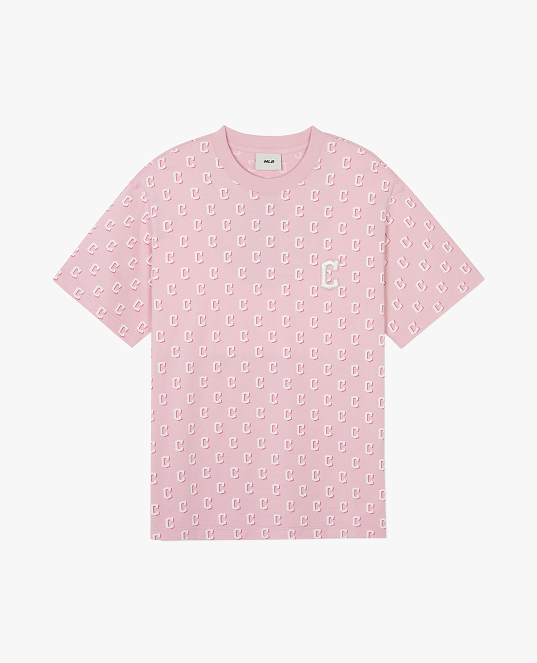 MLB - Áo thun unisex cổ tròn tay ngắn Classic Monogram Jacquard
