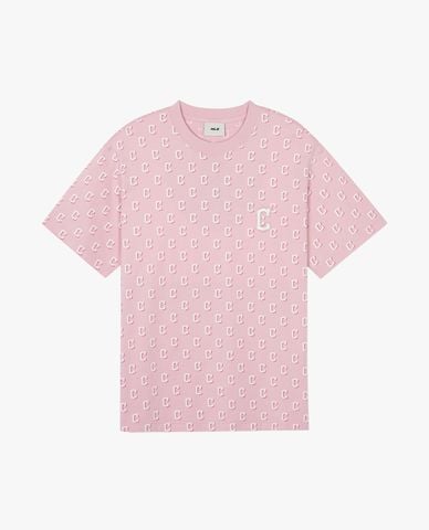  MLB - Áo thun unisex cổ tròn tay ngắn Classic Monogram Jacquard 