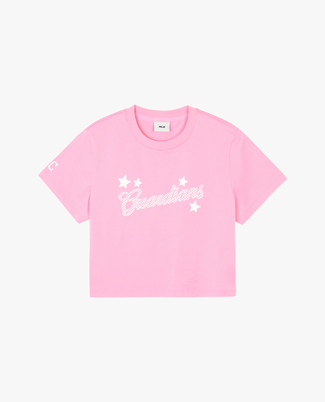 MLB - Áo croptop nữ cổ tròn tay ngắn trẻ trung