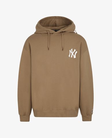  MLB - Áo hoodie tay dài phối mũ trùm New York Yankees 