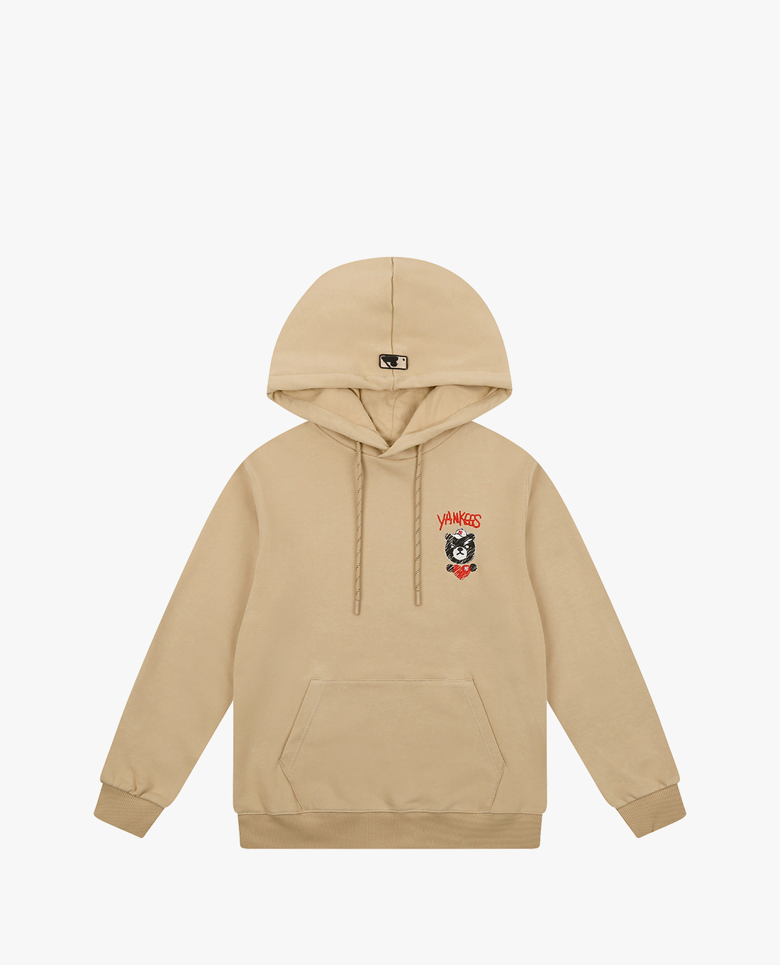 MLB - Áo hoodie tay dài phối mũ Mega Bear Overfit