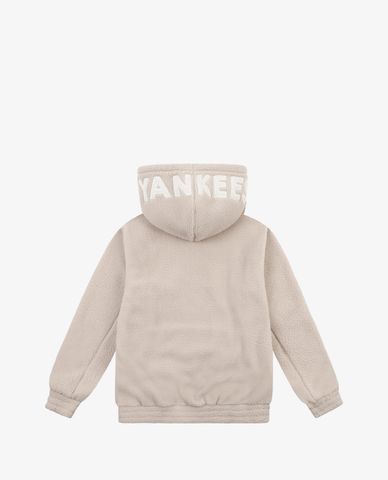  MLB - Áo hoodie tay dài phối mũ thời trang Fleece Lined 