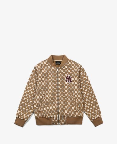  MLB - Áo khoác bomber phối họa tiết monogram 