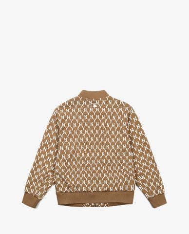  MLB - Áo khoác bomber phối họa tiết monogram 