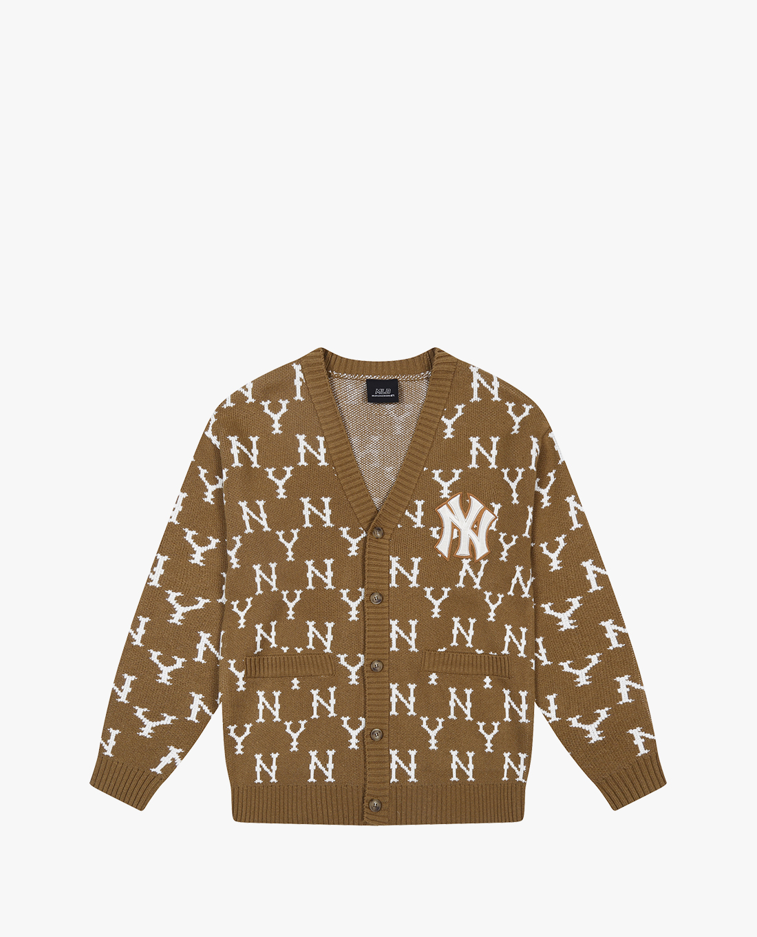 MLB - Áo khoác cardigan Monogram Allover Knit