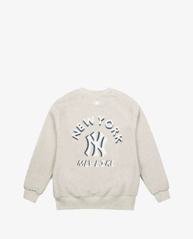  MLB - Áo sweatshirt phom suông tay dài Wool Fleece MLB LIKE Overfit Brushed 