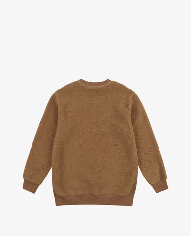  MLB - Áo sweatshirt phom suông tay dài Raised Fleece Long 