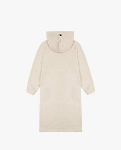  MLB - Đầm midi phối mũ phom suông tay dài Brushed Fleece Long Overfit 