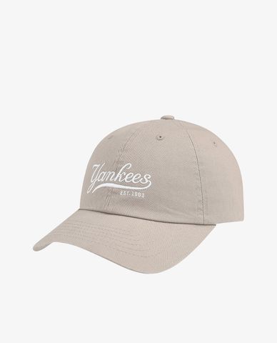  MLB - Nón bóng chày thời trang Cursive 