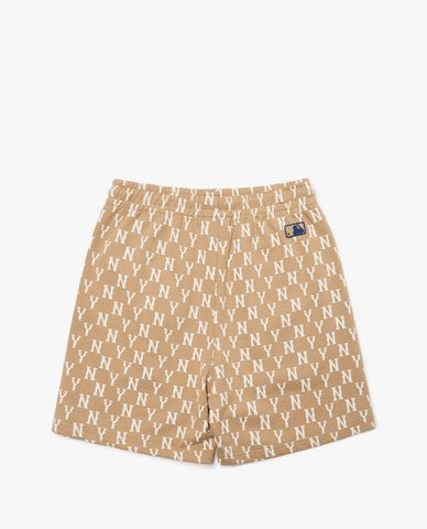  MLB - Quần shorts lưng thun Monogram Allover 