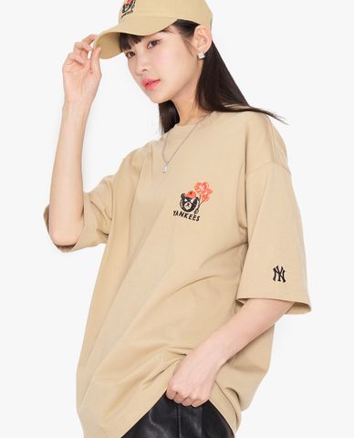  MLB - Áo thun cổ tròn ngắn tay Mega Bear 