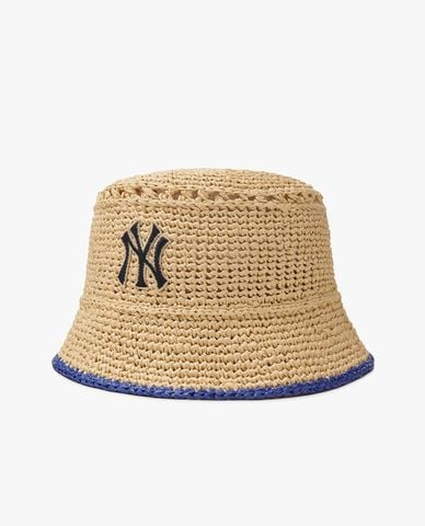  MLB - Nón bucket unisex Raffia Crochet 
