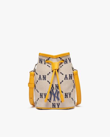  MLB - Túi rút dây unisex Monogram Diamond Jacquard 