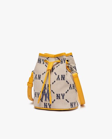  MLB - Túi rút dây unisex Monogram Diamond Jacquard 