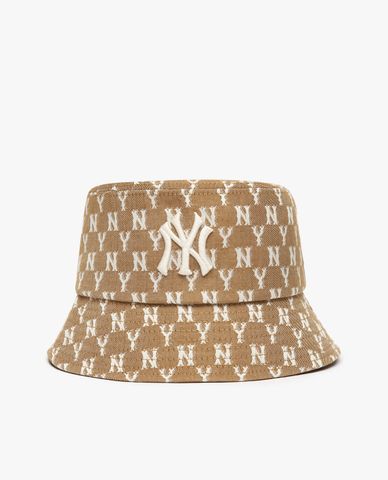  MLB - Nón bucket thời trang Monogram Jacquard 