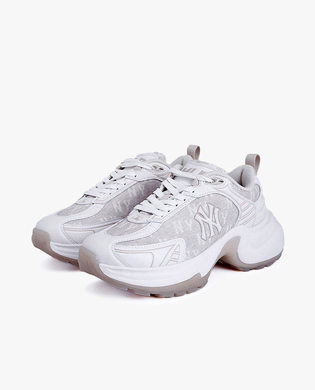 MLB - Giày sneakers unisex cổ thấp XLG Chunky Denim Monogram